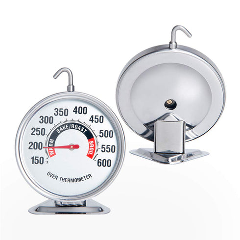 Oven Thermometer 150?-600? Large 3 Inch Dial Stainless Steel Oven Grill Thermometer for Gas & Electric Oven,Grill Cooking,Stand or Hang,Accurate O...