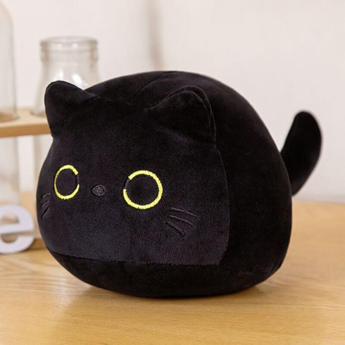 Mini Cat Stuffed Animal Cute Cat Plush Doll Toy Gift for Girls Boys Christmas 3 Pieces (3 zhiblack cat)...