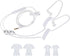 Socobeta Earphone 3.5mm Mobile Phone Earphone Air Acoustic Tube Anti-Radiation Headphone with Earbud...