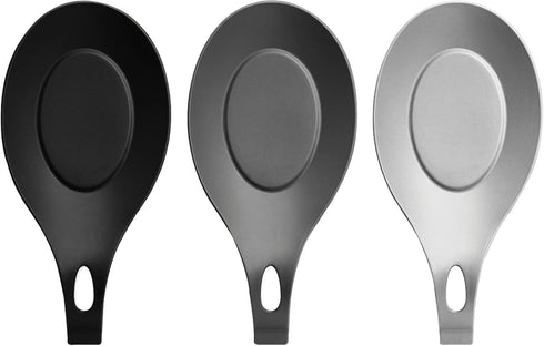 3 PCS Spoon Rest for Stove Top, Heat Resistant Flexible Silicone Kitchen Utensil Rest Ladle Spoon Holder for Stove Top – for Cooking Spatula, Ladl...