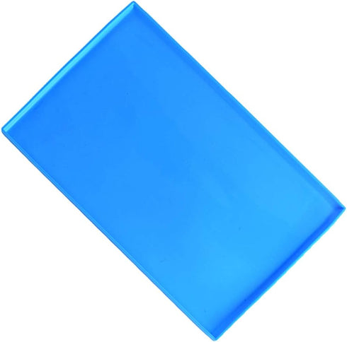 Hemoton Roll Cake Mat Flexible Baking Tray Pan Silicone Cookies Mold Bakeware (Blue)...