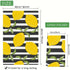 2 Pcs Kitchen Towels Lemons Kitchen Dish Towels Kitchen Dish Cloths Fast Drying Kitchen Rug Kitchen Decor for Home Cleaning Cooking Baking, 16 x 2...