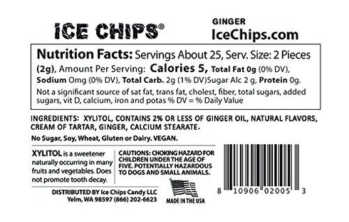 ICE CHIPS Candy 3 Pack Assortment (Clove, Ginger, Menthol Eucalyptus)...