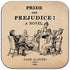 6 coasters with Complete Novels of Jane Austen Six Coffee Mug Coasters with Complete Novels of Jane Austen's book designs. (Aged Paper)...