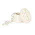 DEMDACO Rosary Classic White 3 x 2 Glossy Porcelain Decorative Trinket Box Set...