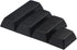 XDA Convex Spacebar Off White Black 1.25u 2u 2.25u 2.75u for Wings SP64 SP84 Arisu Alice Wings GK64x GK61x GK68x (Black)...