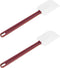 High Heat Resistant Silicone Scraper Spoon Commercial Spatula for Cooking, Rubber Spatula Set of 2 (2 x 13.5'' Spatula)...