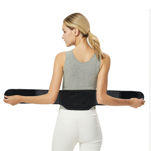 Heating Lower Back Brace Cordless Back Support Belt for Pain Relief Heated Waist Belt Wrap with Heating Pad Adjustable Lumbar Support for Men Wome...