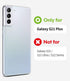 GOOSPERY Soft Feeling Jelly for Galaxy S21 Plus Case (6.7 inches) Silky Slim Bumper Case Cover (Mint)...
