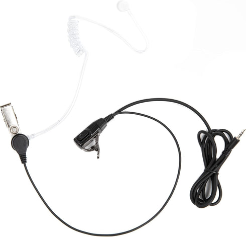 Walkie Talkie Headset for Cobra 1 Pin Acoustic Tube Earpiece with Mic Headsets with PTT Compatible with Cobra Talkabout CXT195 CX112 ACXT1035r ACX...