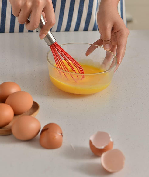 Jillmo Whisk, 8.5inch Silicone Whisk...