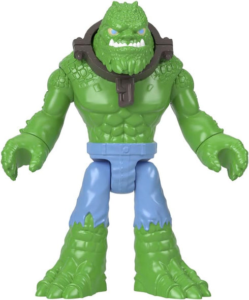 Replacement Part for Fisher-Price Imaginext DC Super-Friends Batsub Playset - GMP49 ~ Replacement Killer Crocodile Figure ~ Green with Blue Pants...