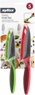 Zyliss Classic Paring Knife Set with Sheath Cover - Precision Knife for Cutting, Slicing & Peeling - Small Culinary 3 ¼” Paring Knife & 3 ¾” Serra...