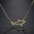 Shark Pendant Necklace for Women, Sea Animal Necklace Jewelry with Shark Designs, Ocean Animal Necklace for Women...