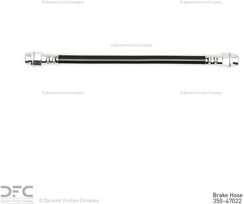Dynamic Friction Company Front Brake Line Hose 350-47022 For 1967-1968 Chevrolet Camaro, 1968 Chevrolet Chevy II...