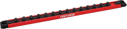 CRAFTSMAN Magnetic Socket Rail Holder, Tool Tray Storage Organizer, 1/4 Inch (CMMT99409)...