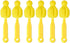 Long Handle Bottle Nipple Cleaner Sponge Brush, BPA-Free Bottle Scrubber - Yellow|6 Pack...
