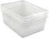 Large Plastic Storage Organization Bins Basket, Set of 3, Clear...