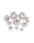 7/16-14 Hex Nuts - IMScrews 304 Stainless Steel Hardware Hex Nuts - Durable and Rust-Resistant Fasteners for Home Repairs and Professional Project...