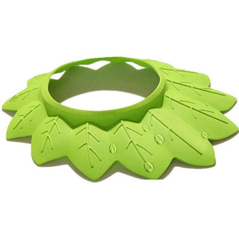 Baby Shower, Soft Baby Bath Head Leaf Shaped Elastic Bath Safety Hat Shower Visor Bathing Hat for Toddler Baby Kids Children Washing Hair...