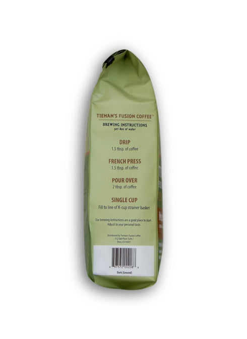 Tieman's Fusion Coffee, Low Acid Dark Roast, Ground, 10-Ounce bag...