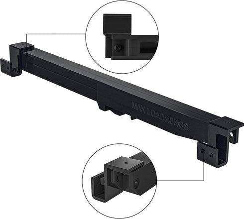 SMARTSTANDARD Barn Door Soft Close Kit, Matching A Door Weighing up to 88 Pounds, Equipped with Spring Buffer Damper, Upgrade Hole-Free Version, 2...