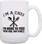 Chef Gifts for Women I'm A Chef Here to Feed Your Ass Not Kiss It 15-oz Coffee Mug Tea Cup White...