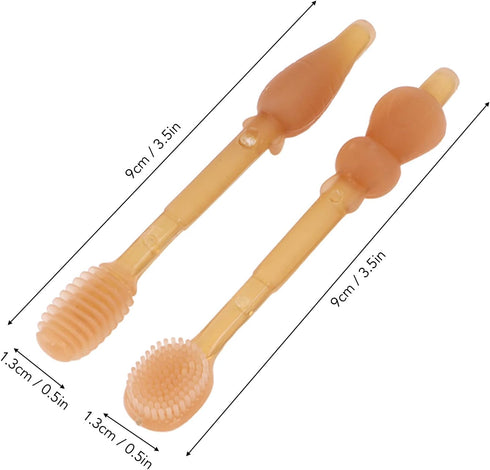 VBESTLIFE Baby Finger Toothbrush Set, Silicone Clean Tongue Close Arrangement Toddler Oral Brush...