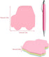 4PCS Car Shaped Sticky Notes, Colored Sticky Notes Car Pink Blue Green Yellow Cute Fun Cool Self-Adhesive Note for Kids School Classroom Office Co...