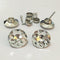 50PCS/LOT Clear Color Diamond Crystal Glass Buttons Screws Sofa Sewing Buttons Headboard Decoration Crystal Buttons Upholstery Buttons(20mm 50pcs)...