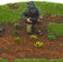 208 Pcs Static Grass Model Grass Tufts Railway Artificial Grass Miniature Grass Tuft Terrain Kit for DIY Model Railway Fairy Garden Diorama Scener...