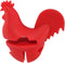 HOME-X Red Rooster Spoon Holder, Pot/Pan Clip Kitchen Accessories, Fun Hostess Gifts...