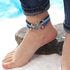 LAIMIO 4 Pcs Anklets Bracelet-Women Anklet Boho Beads Antique Silver Life Tree Anklets Foot Chain Beach Jewelry...