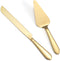 Cake Cutting Set for Wedding, Elegant Knife and Server with Thickened Stainless Steel Rounded Edges, Cutter Pie Spatula Birthday Anniversary Chris...