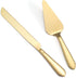 Cake Cutting Set for Wedding, Elegant Knife and Server with Thickened Stainless Steel Rounded Edges, Cutter Pie Spatula Birthday Anniversary Chris...