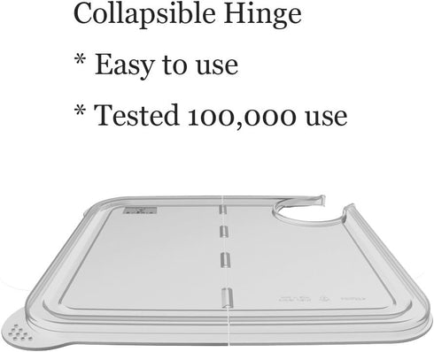 EVERIE Collapsible Hinged Lid Compatible with Anova Nano 750w, 800w, 900w, AN500-US00 1000w and Compatible with Rubbermaid Container 12,18,22 Quar...