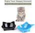 Skrtuan Cat Bowl, Non-Slip, BPA Free Melamine, Easy to Clean, Shallow Design for Cats...