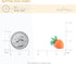 20 pcs Cute Resin Carrot Shape Loop Sewing Coat Buttons -20mm -13/16"...