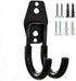 zoele Wall Mounting High Velocity Floor Fan Bracket, Wall Mount Industrial Grade Floor Fan Hook Hanger, Wall Fan Support Hook kit (Black-0)...