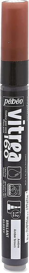 Pebeo Vitrea 160, Glossy Glass Paint Marker - Amber...