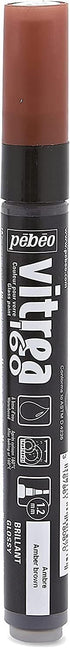 Pebeo Vitrea 160, Glossy Glass Paint Marker - Amber...