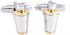 Martini Cocktail Shaker Mixed Drinks Bartender 2 Tone Pair Cufflinks in Presentation Gift Box & Polishing Cloth...