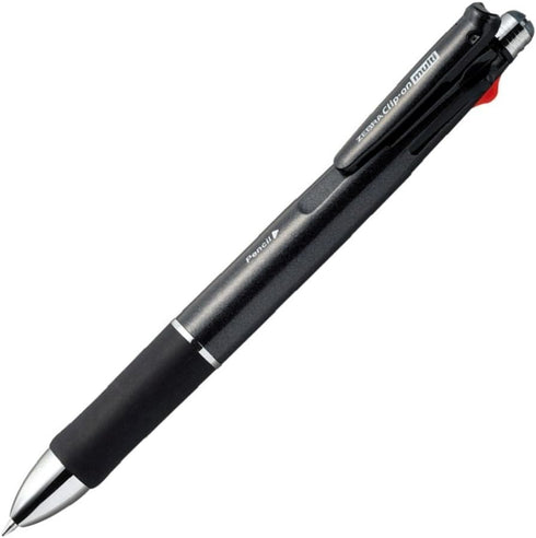 Zebra P-B4SA2-BK Multi-Functional Pen, 4 Colors + Sharp Clip-On Multi 1000, Black......