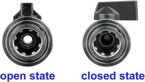 High Pressure Washer Ball Valve Kit 1/4 NPT Quick Connector 4500 PSI for Power Washer Hose...
