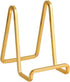 Plate Holder Easel Display Stand - 4.5 inch Metal Plate Stands for Display - Tabletop Picture Stand - Gold Iron Easels for Display Pictures | Phot...