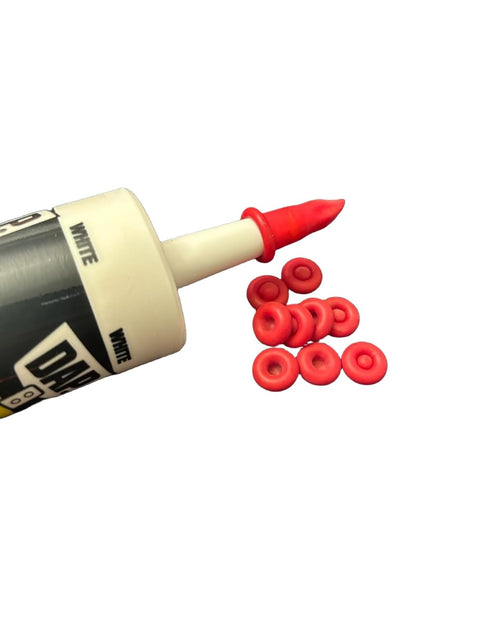 20Pcs Caulk Caps Caulking Saver Tube Sealer Cover Saving Protective Glue Sealing Protector Nozzle Tips...