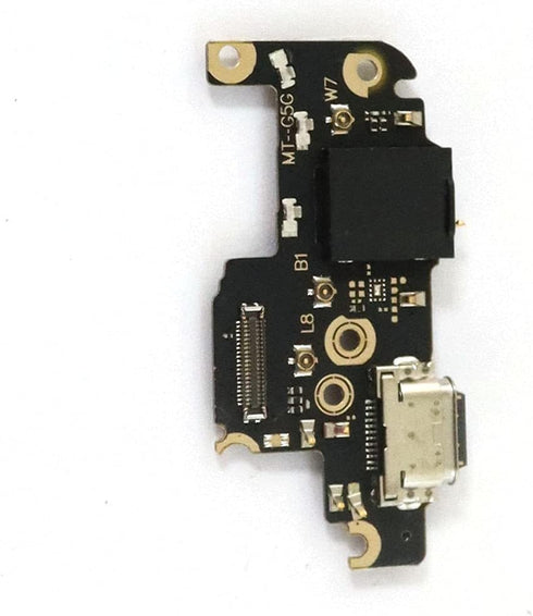 USB Charger Charging Port Dock Connector Ribbon Flex Cable PCB Board Replacement Compatible with Motorola Moto G 5G ACE XT2113-2 XT2113-3...