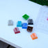 PC+PBT Keycaps 16pcs Cherry Profile Custom Keycaps Mixed Colors R4 Rainbow Keycap Fit for Cherry Mx Gateron Switches Mechanical Keyboard...