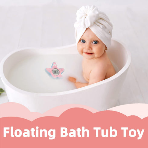 Baby Bath Thermometer Floating Toy, Safety Water Temperature Thermometer for Bathtub - Tub Toy Gift for Newborn Baby Shower, Infants, Toddlers, Ki...