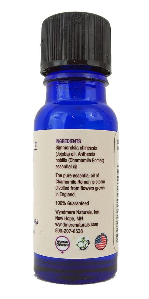 Chamomile Roman Essential Oil in Jojoba - 100% Pure Therapeutic Quality - for Diffuser - 10ml - Made in USA...